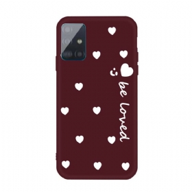 Θήκη Samsung Galaxy A51 Silicone Heart Be Loved