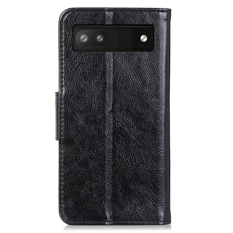 Κάλυμμα Google Pixel 7A Split Nappa Leather